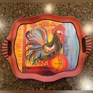 Tam San Designs Rooster Tray